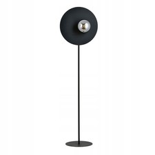 Oslo Black Floor Lamp, Minimalist Design, E14, 145cm