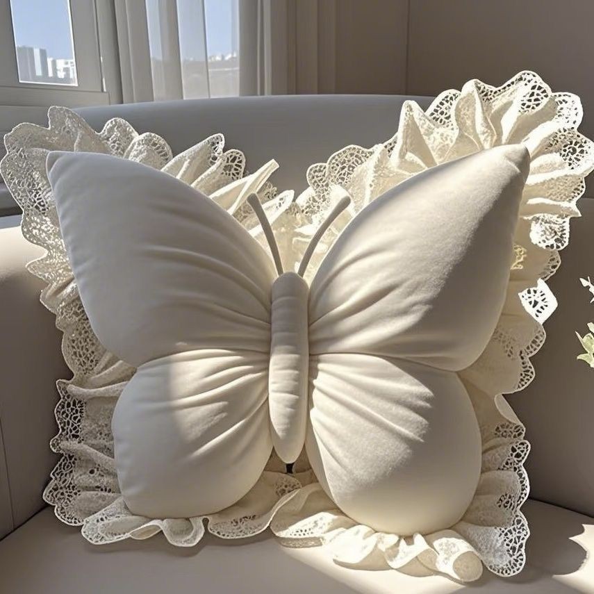 Funda de almohada de oficina con arco de princesa cojín de sofá de coche para decoración de cama de salón