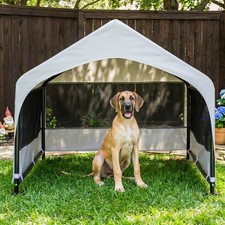 Suddus Dog House Outdoor, Extra Large Dog Tent Outside, Dog Shade Shelter wit...