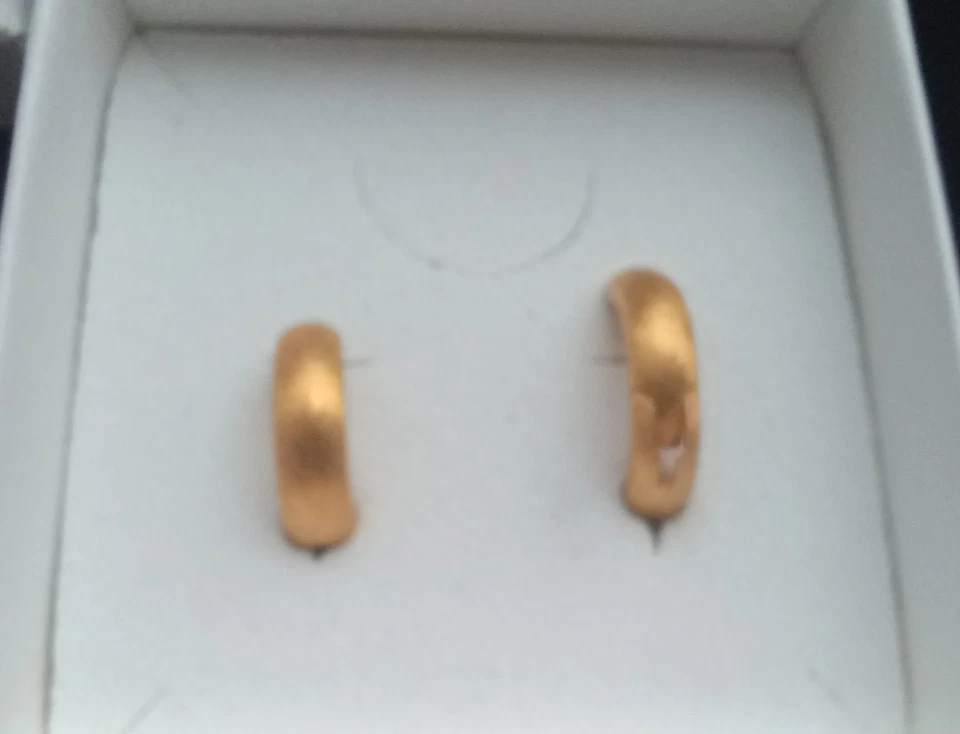 Heide Heinzendorff - Creolen - goldfarben -  - Bild 2 von 4