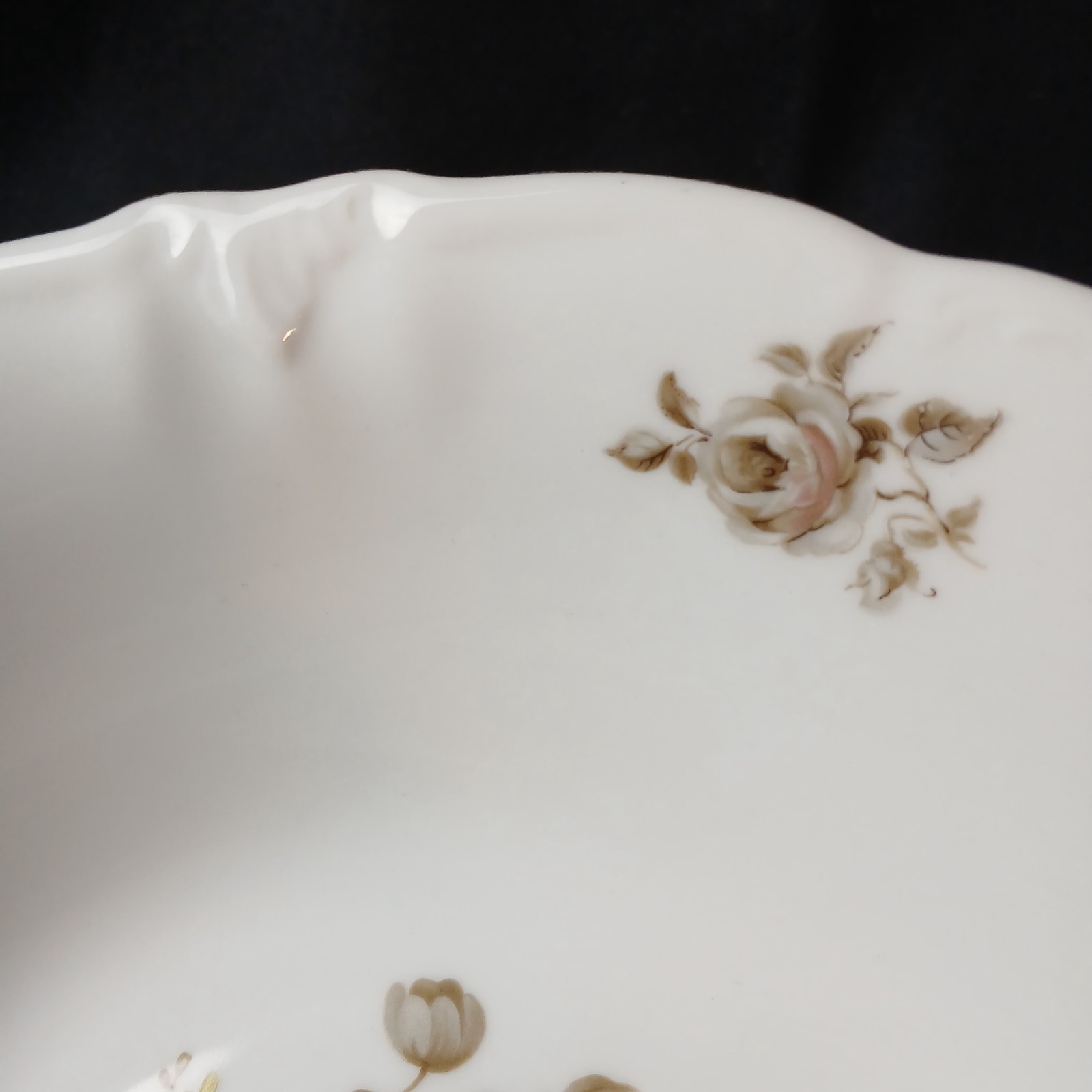 Winterling Empress Maria Theresia Serving Vegetable Bowl Gold Trim Germany MCM