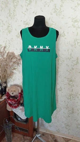 Women DKNY Dress Green 44 / XXL / 52