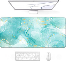 Desk Mat, Ultra Large Mouse Pad, XXL Gaming Mousepad, Green Tropical Leaves Desk