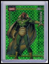 2026 Topps Chrome Marvel Comics #190 Vision Green X-Fractor