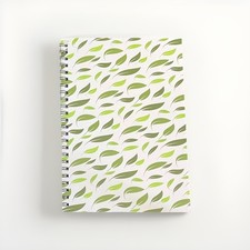 Delightful Spring Leaves Notebook, Journal Spiral Lined Free Shipping