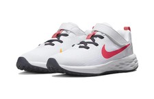 Nike Revolution 6 DD1095-101 Sneaker Kids 2 White Athletic Running Shoes RHS9291