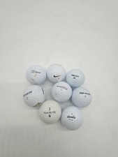 Lot of 8 Golf Balls Nike, Titleist, Pinnacle, Top Flight, Noodie