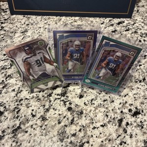 🔥LOT OF 3 Byron Murphy II CARDS🔥-2025  Topps, Panini Optic!