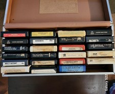 8-Track Tapes Classic Rock Various Artists Untested Lot of 23 Case not included