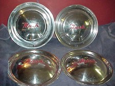 Nash Rambler 1952-1955 Statesman Ambassador 15 Hubcaps Wheel Covers Set 3131425 Nash Rambler 1952-1955 Statesman Ambassador 15 Hubcaps Wheel Covers Set 3131425