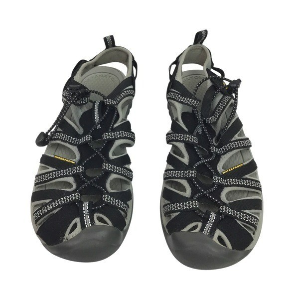 Sandali Keen Whisper impermeabili punta chiusa donna 9 5 neri