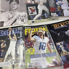 Beckett Magazine Lot Michael Jordan Mickey Mantle Ken Griffey Jr Packers Photos