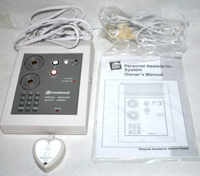 X10 Personal Assistance System PA581 {Console}w/Remote Pendent Open Box (J-2)