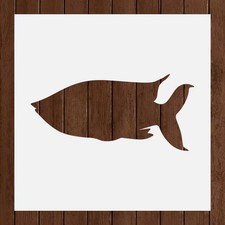 Fish 3 Stencil Ocean Sea Life Reusable Mylar Stencil for Painting Wood Signs W