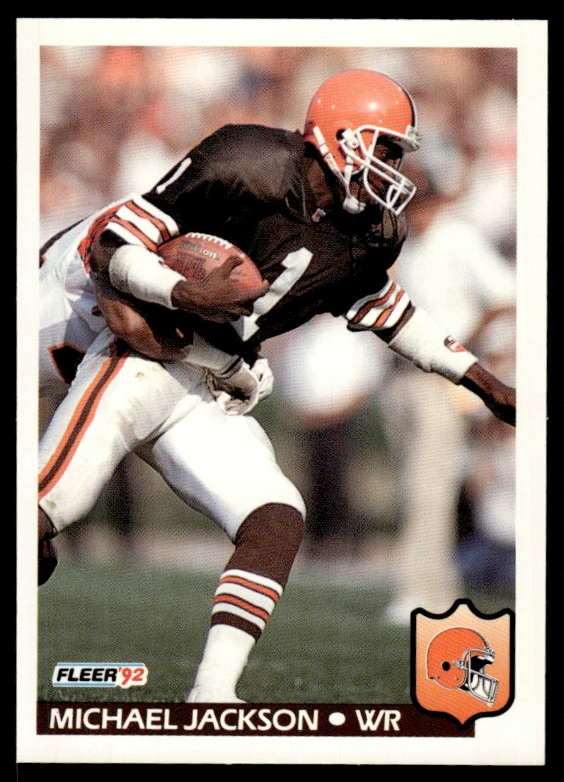 1992 Fleer Michael Jackson Cleveland Browns #69