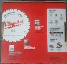 Milwaukee 48-41-0720 7-1/4" 24T Framing Circular Saw Blades Bulk 10
