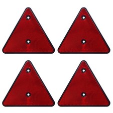 Enjoyist 4-Pack Safety Reflector Warning Sign, Slow Moving Vehicle Triangle S...