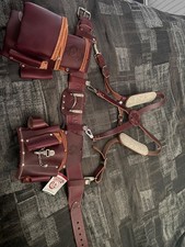 Occidental Leather Electrician tool belt with suspenders
