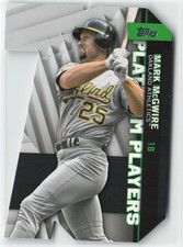 Mark McGwire 2021 Topps Platinum Players Die Cuts Black PDC-70 /299 Oakland A's