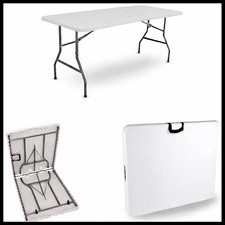 Tavolo Pieghevole Richiudibile a Valigetta Salvaspazio Campeggio Giardino Picnic