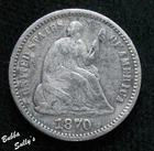 1870-P Seated Liberty Half Dime — photo from another recent sale