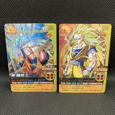 Dragon Ball Data Carddass Goku SP-001 010 W Explosive Impact Holo Set