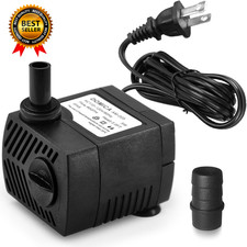 90 GPH Mini Submersible Pump Small Fountain Pump 5W 350L/H for Water Feature