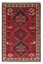 Vintage Oriental Hand-Knotted Carpet 3'4" x 5'2" Traditional Wool Area Rug