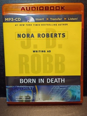 Born In Death J.D. Robb Mp3 CD Audiobook Unabridged Brilliance Nora Roberts