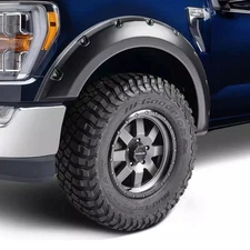 Bushwacker Pocket Style Front & Rear Matte Blk Fender Flares for Nissan Titan XD