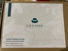 3-Spray Pattern 12 In. Ceiling Mount Shower System Shower Head and Functional Ha