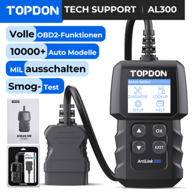 TOPDON ArtiLink300 profi OBD2 Scanner Diagnosegerät Auto Voller OBDFunktions BWM