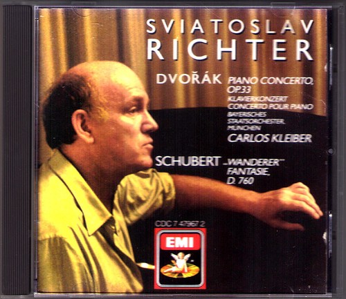 Sviatoslav RICHTER & Carlos KLEIBER: DVORAK Piano Concerto SCHUBERT Wanderer CD - Imagen 1 de 1