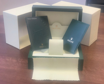 ROLEX 2006 DATEJUST WATCH BOX SET W/ MANUALS,OUTER BOX & CARD HOLDER MP104