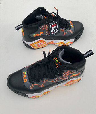 Fila MB Jamal Mashburn Basketball Shoes Black Orange