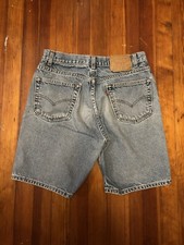 Vintage Y2K Levi's 505 Jean Shorts Size 32 Grunge Skater 2000s Hip Hop