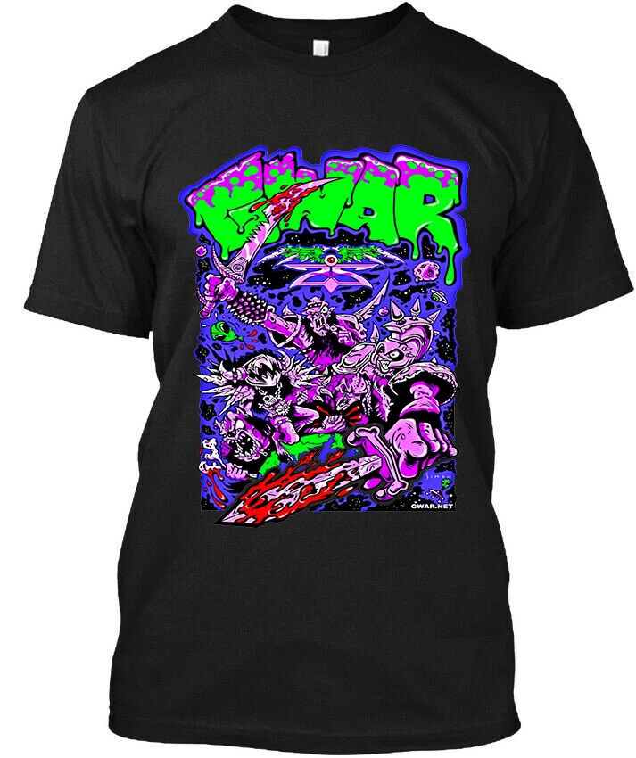 NWT Gwar American Thrash Metal Band Graphic Retro Vintage Logo T Shirt S 4XL