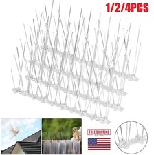 1/2/4PCS Bird Spikes for Pigeons Small Birds Anti Bird Spikes Easy to Install