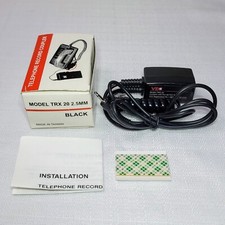 VEC TRX-20 2.5MM Direct Connect Telephone Record Device Coupler Adapter