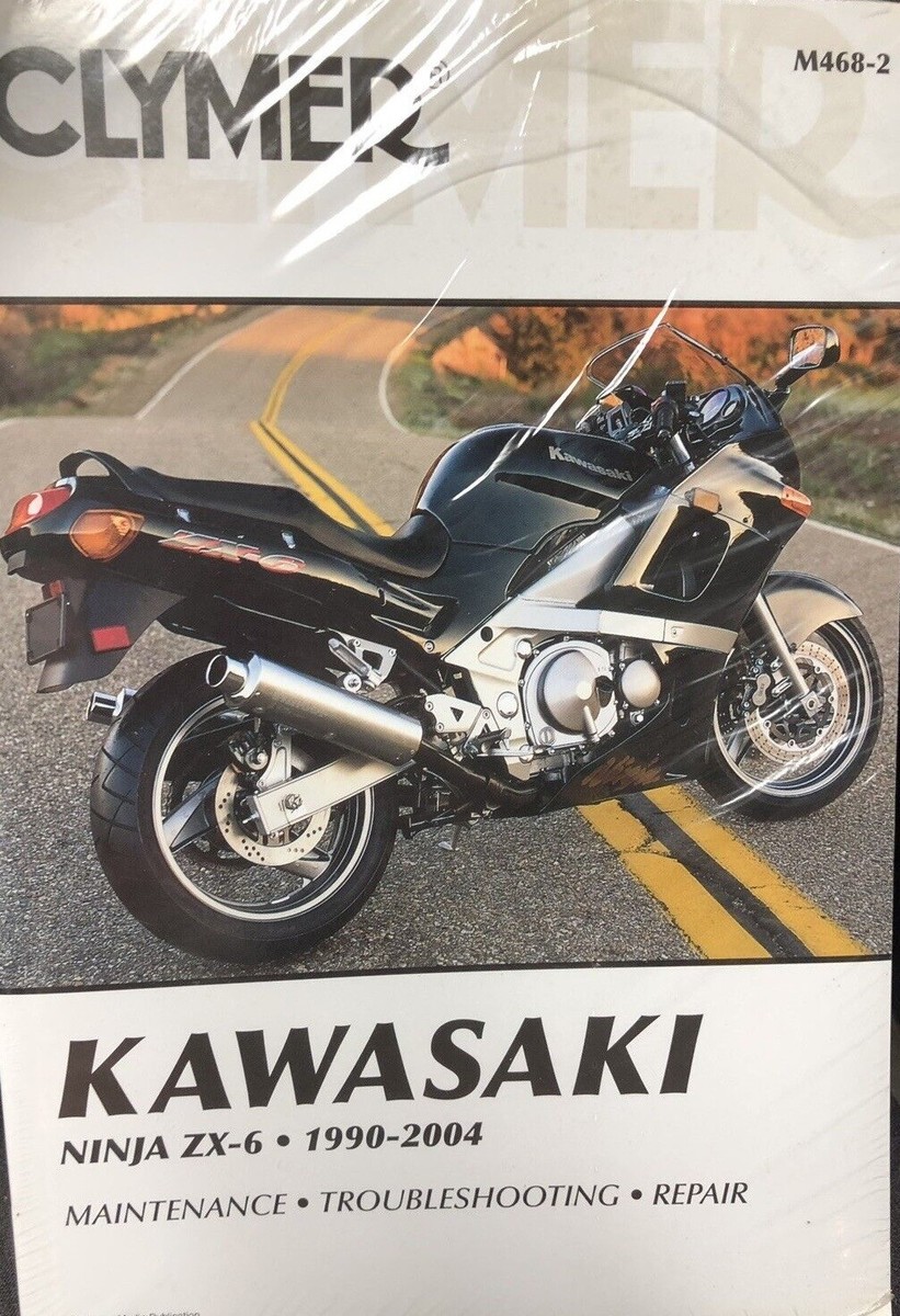 Clymer Service Manual Kawasaki ZX-6 1990-2004 M468-2 9780892879311