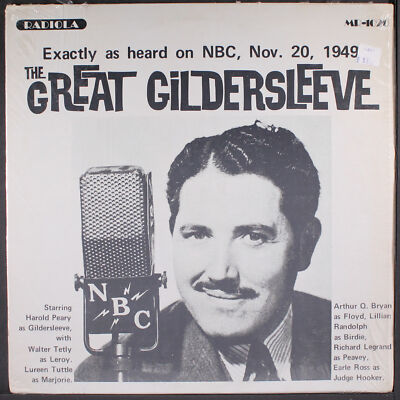 ORIGINAL RADIO BROADCAST: the great gildersleeve / our miss brooks RADIOLA 12''