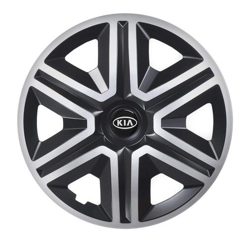 14" Wheel trims wheel covers fit KIA Picanto Rio Cee'd 14 inches silver black eBay