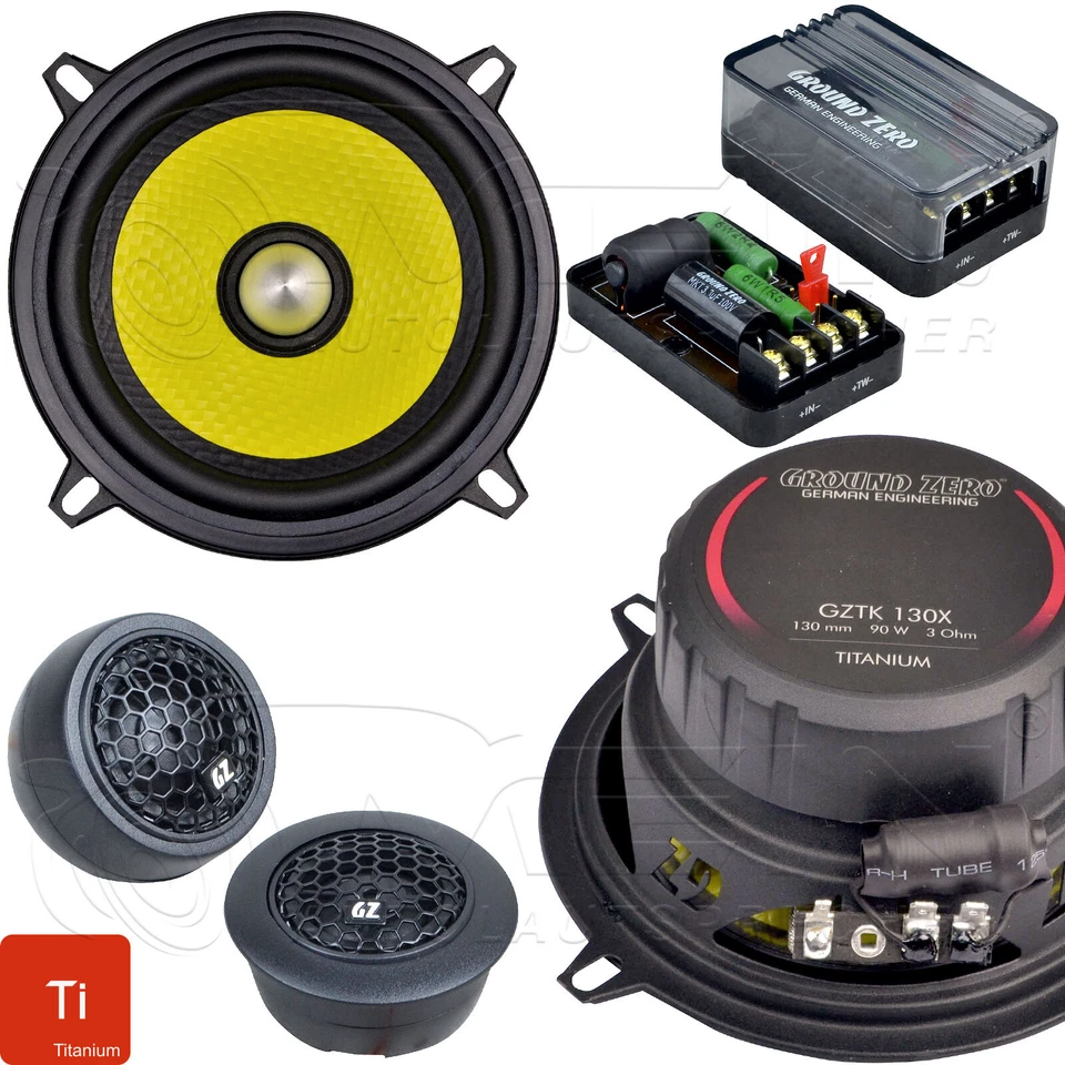 GROUND ZERO LAUTSPRECHER für BMW 3ER E46 1998-2007 Front Vorn 2-Wege 130W #BDAQ - Bild 4 von 4