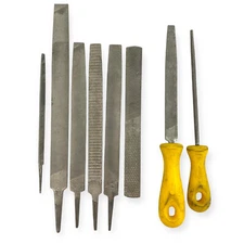 Olympia, Mill Bastard Round, Flat and Mixed File Set, 8 Pcs