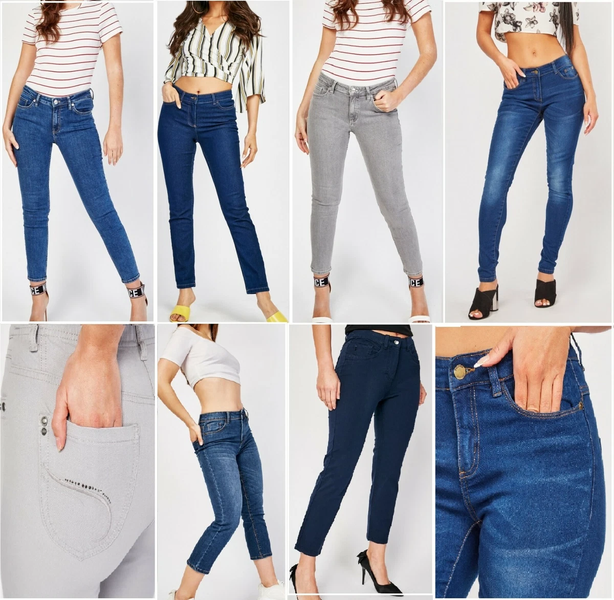 Faded jeans for ladies 2025