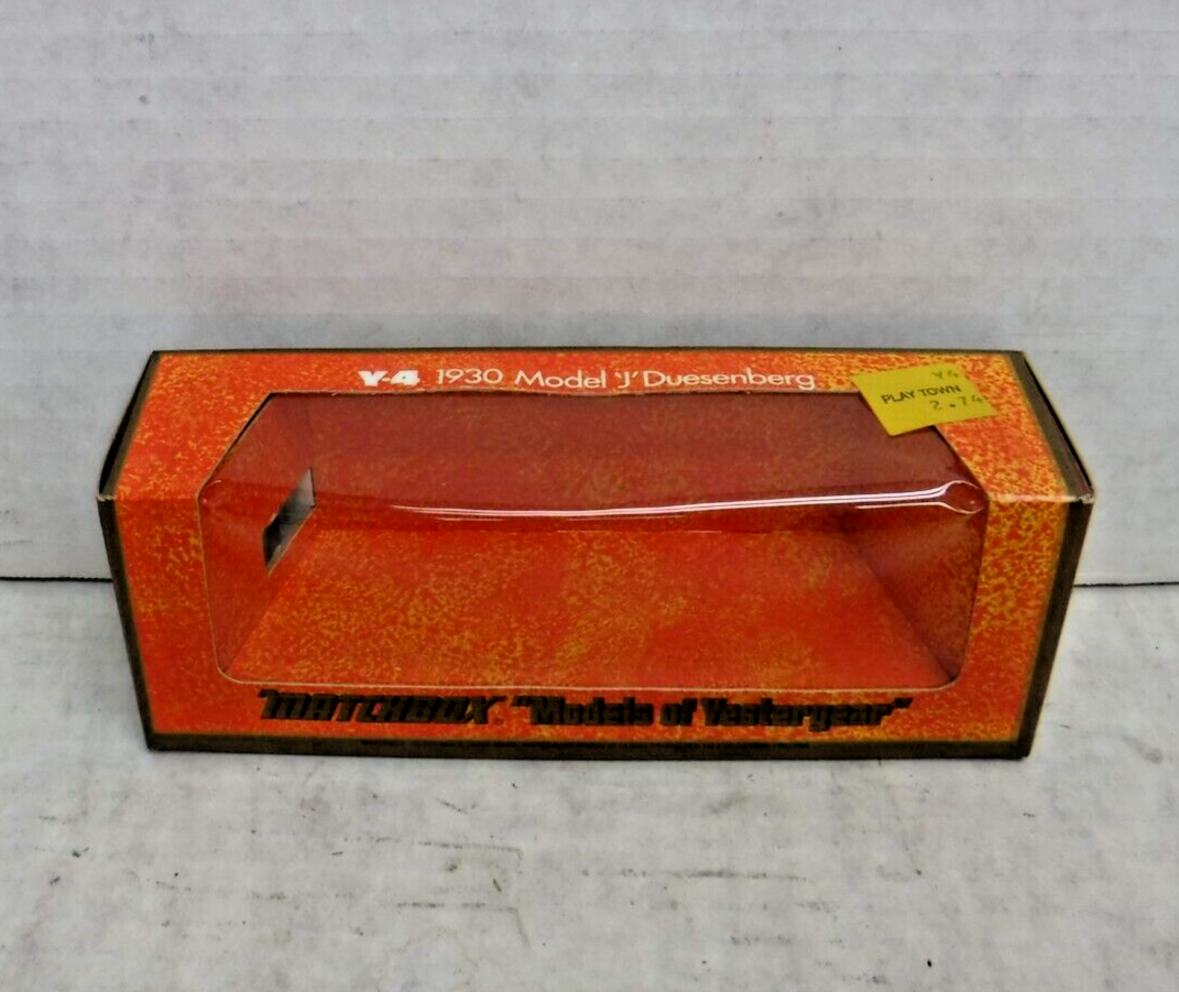 【希少品】MODEL J DUESENBERG 1930 MATCHBOX Matchbox Models of Yesteryear Y4 1930 Duesenberg Model J