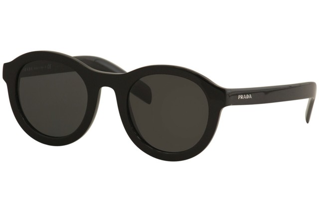 prada black round sunglasses