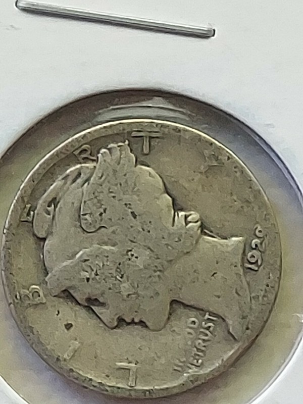 Coin Auction #54-1929 Mercury dime Error?