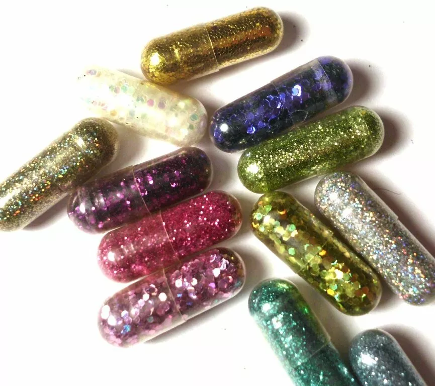 Glitter Pills, Glitter Pill, Sparkle Pill, 10 Pills, Funny Gag Glitter Poop