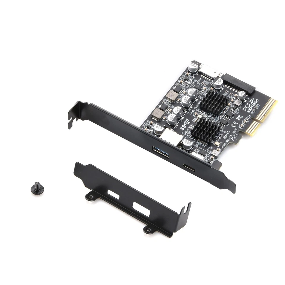 PCI-E X4/X8/X16 USB 3.2 Gen2 Expansion Card Compatible USB1.1 2.0 3.0 3.1 3.2 - Image 3 of 4